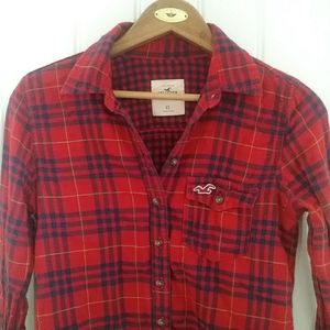 Hollister Plaid Flannel Shirt